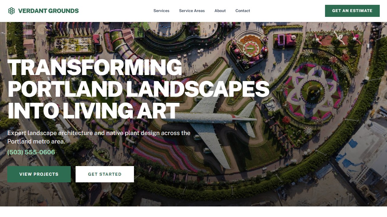 Nature & Organic template preview